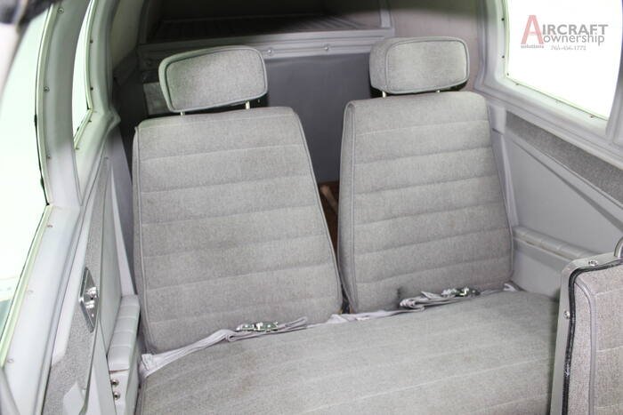 Front seats from the rear cabin